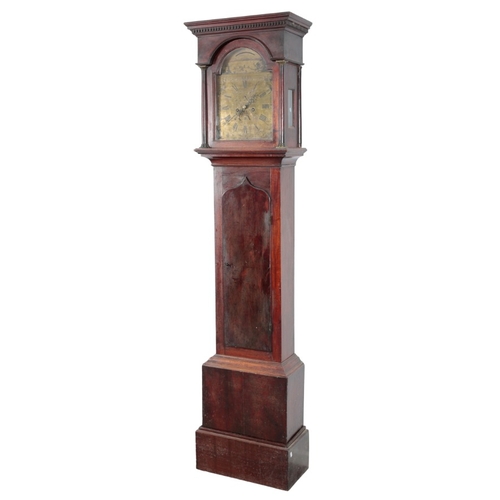 202 - A MAHOGANY LONGCASE CLOCK BY GEORGE PHIPARD OF POOLE

late 18th/early 19th century, the 31cm wide ri... 