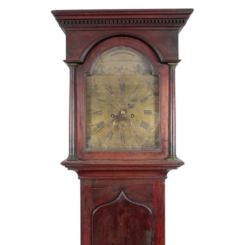 202 - A MAHOGANY LONGCASE CLOCK BY GEORGE PHIPARD OF POOLE

late 18th/early 19th century, the 31cm wide ri... 