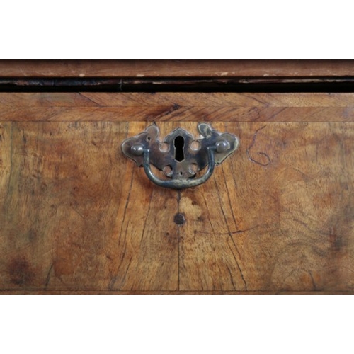 277 - A QUEEN ANNE WALNUT CHEST OF DRAWERS

early 18th century and later, with two short and two long draw... 