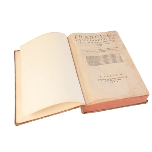 365 - GUICCIARDINI, FRANCESCO: 'THE HISTORY OF FLORENCE'

Latin, fo, published Basel, 1566, nineteenth cen... 