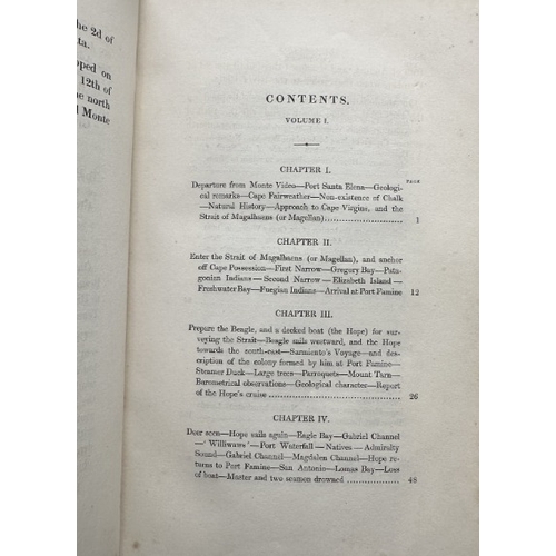 398 - NARRATIVE OF THE SURVEYING VOYAGES ON HIS MAJESTY'S SHIPS ADVENTURE AND BEAGLE'

volumes 1 & 2, toge... 