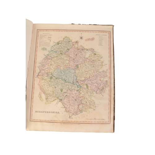 400 - 'TEESDALE'S NEW BRITISH ATLAS'

fo, published by Henry Teesdale & Co, London, 1831, three-quarter br... 