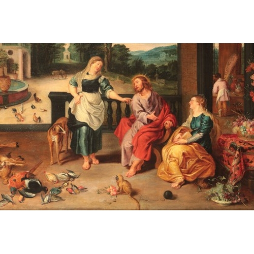 79 - STUDIO OF JAN II BRUEGHEL (1601-1678) AFTER PETER PAUL RUBENS (1577-1640) AND JAN II BRUEGHEL 'Chris... 