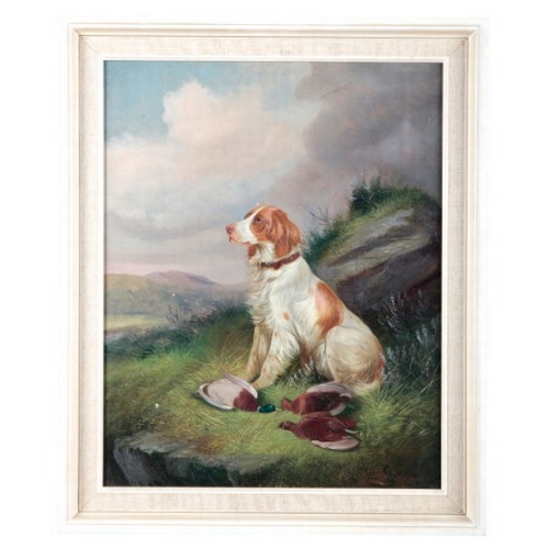 258 - COLIN GRAEME (1858-1910) 'The Day's Bag'

a study of an English Setter and game birds, signed lower ... 