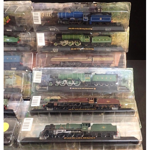 210 - THIRTEEN GREAT BRITISH LOCOMOTIVE COLLECTION MODEL TRAINS

Including '1923: Class 'A3' No. 4472 Flyi... 