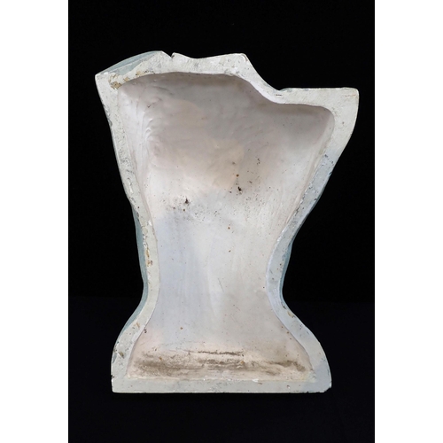 24 - A PLASTER CAST OF A FEMALE TORSO

with mottled paint finish 55cm high