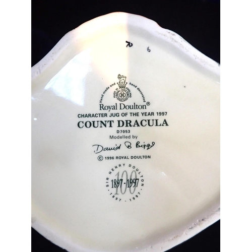 62 - ROYAL DOULTON 'COUNT DRACULA' LARGE CHARACTER JUG

No.D7053, boxed with certificate. With 'The Cherr... 