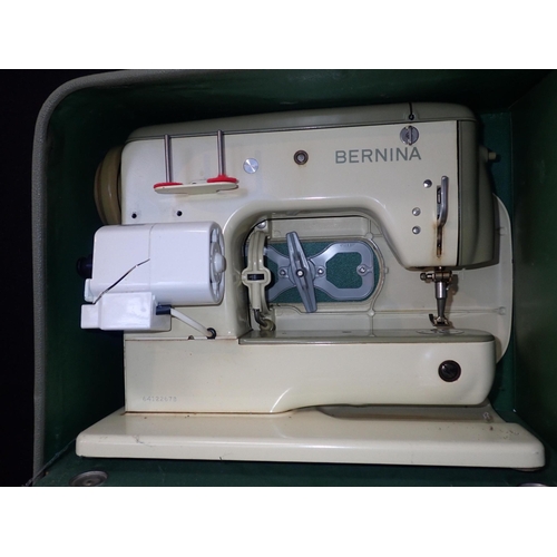 83 - TWO SEWING MACHINES, SINGER AND BERNINA

in carrying cases