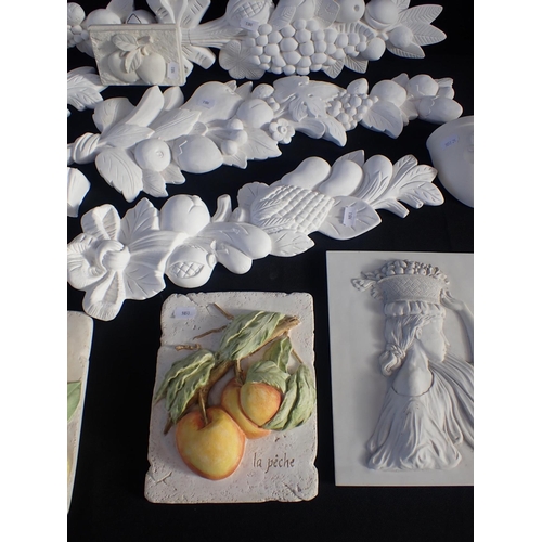 85 - A COLLECTION OF CAST PLASTER ORNAMENTS

and similar (some a/f)