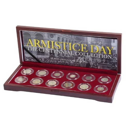 645 - THE LONDON MINT OFFICE 'ARMISTICE DAY - THE CENTENNIAL COLLECTION' SILVER TWELVE COIN SET

in the or... 