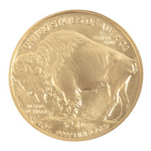 653 - A 2006 USA GOLD BUFFALO $50 COIN

the reverse depicts a native American and the obverse an American ... 