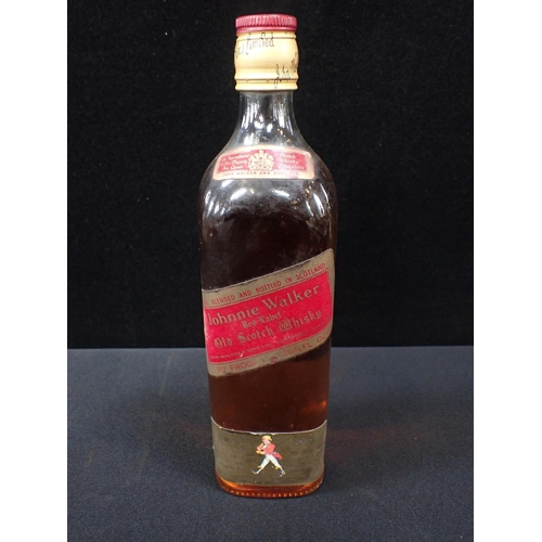 205 - A BOTTLE OF 1970s JOHNNIE WALKER RED LABEL OLD SCOTCH WHISKY

numbered 176/1986/BS/22 to the reverse... 