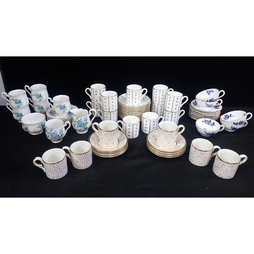 86 - A COPELAND BLUE AND WHITE TEASET

with other coffee sets