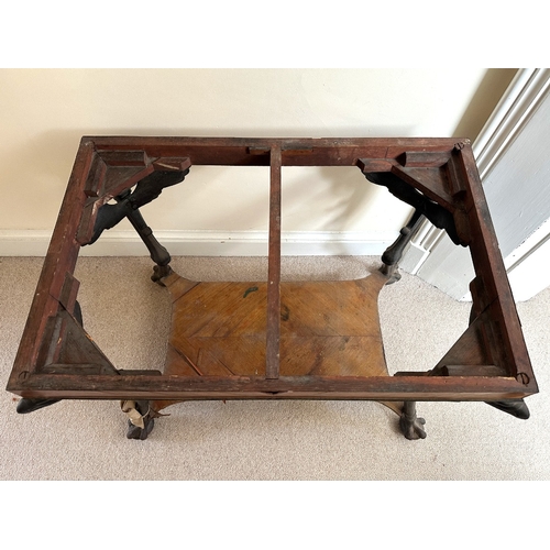 4 - A PAIR OF REGENCY CAST IRON AND TULIPWOOD CENTRE TABLES IN THE MANNER OF THOMAS HOPE

circa 1815, on... 