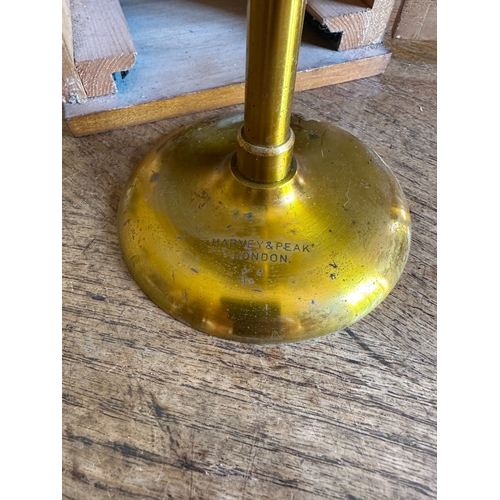 42 - AN 'IMPROVED GYROSCOPE' BY HARVEY & PEAK LONDON

stamped to the base, in a fitted wooden box, 23.5cm... 