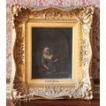 AFTER CASPAR NETSCHER (1635-1684) 'A Young Woman scouring a Copper Pot ...