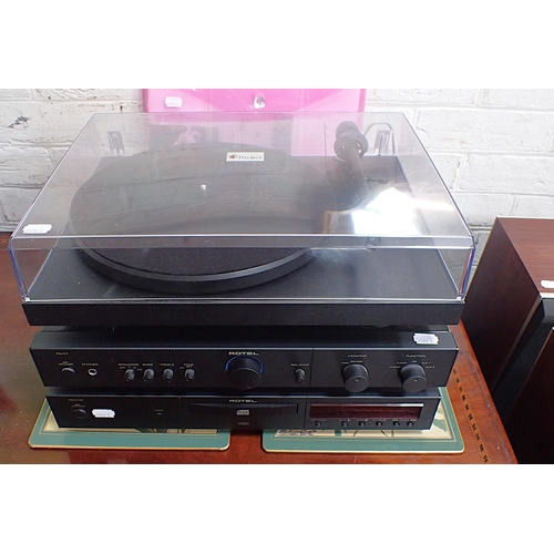 53 - PRO-JECT DEBUT SE VERSION 150 TURNTABLE

With Rotel Amp and CD player, two Beovox S45-2 speakers and... 
