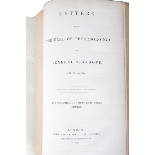 473 - MAHON, LORD: 'HISTORY OF THE WAR OF THE SUCCESSION IN SPAIN'

a unique gifted publisher's copy, by J... 