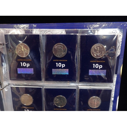 THREE CHANGE CHECKER COIN FOLDERS including a certified complete ...
