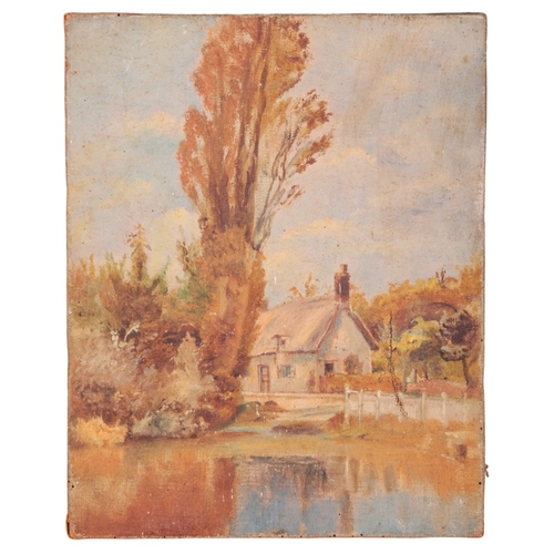 38 - 19TH CENTURY ENGLISH SCHOOL, Shoulder length portraits of a husband and wife

oil paintings, boards ... 