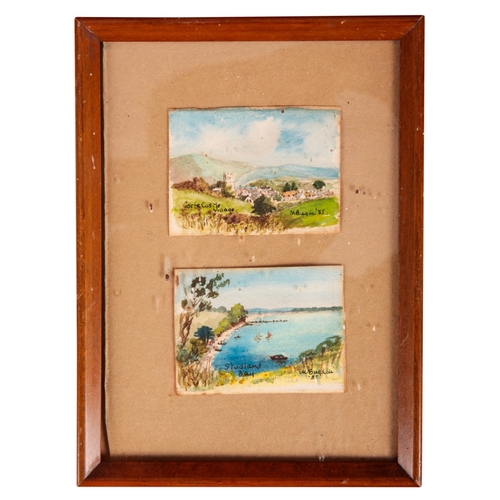 38 - 19TH CENTURY ENGLISH SCHOOL, Shoulder length portraits of a husband and wife

oil paintings, boards ... 