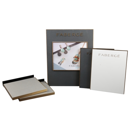 309 - FABERGÃ: THREE SHOP ADVERTISING DISPLAYS

50cm x 40cm, 36cm x 28cm, 36cm x 28cm (3)