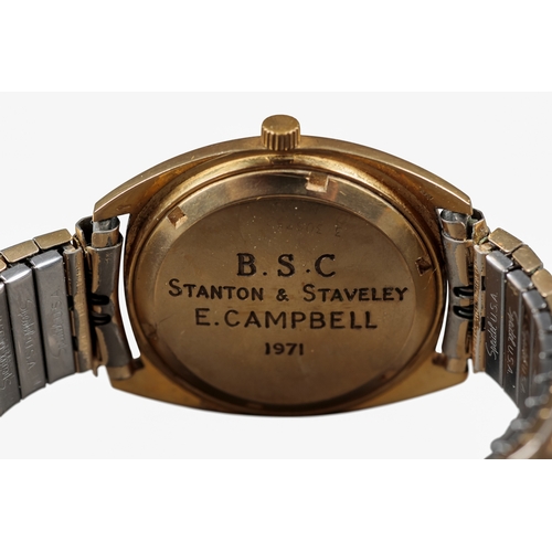 506 - BULOVA: A 9CT GOLD WRISTWATCH

in its original Bulova watch box and outer box, with automatic moveme... 