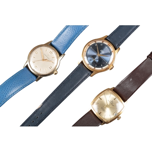 515 - ETERNA: A GOLD-PLATED AND STAINLESS STEEL WRISTWATCH

with manual wind movement, silver dial, gold b... 