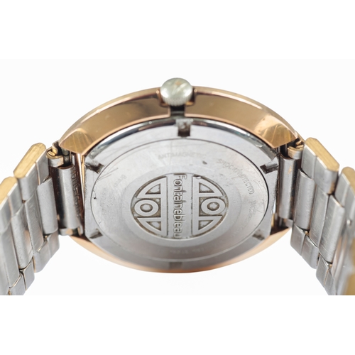 526 - HAMILTON FONTAINEBLEAU: A GOLD-PLATED BRACELET WATCH

with automatic movement, gold dial, gold baton... 