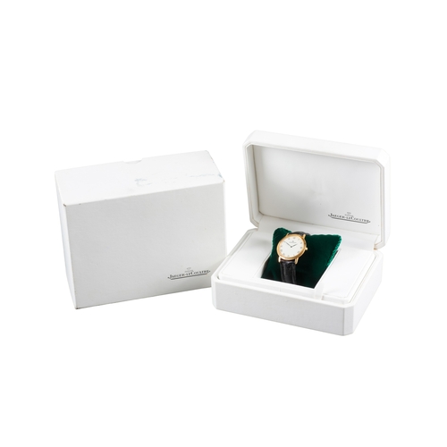 534 - JAEGER-LECOULTRE GENTILHOMME: AN ULTRA THIN 18CT GOLD DRESS WATCH

with manual wind movement, white ... 