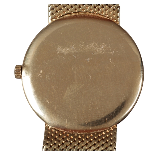 548 - PATEK PHILIPPE: AN 18K GOLD CALATRAVA BRACELET WATCH

with manual wind movement, gold dial, black ba... 