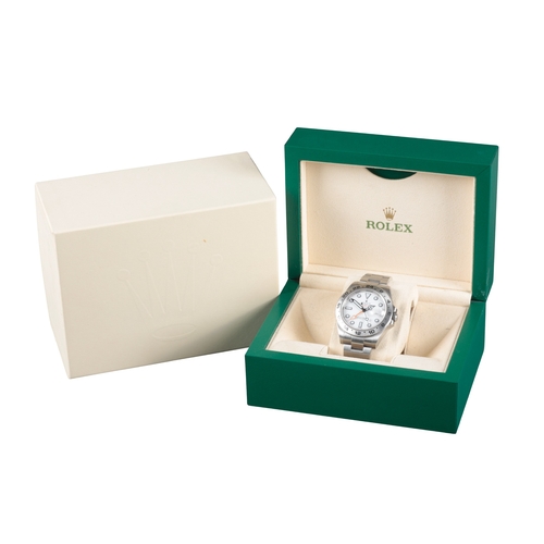557 - ROLEX EXPLORER II: A RARE STAINLESS STEEL BRACELET WRISTWATCH

for the UK Attack Helicopter Force, l... 