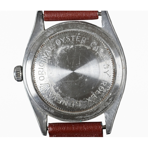 574 - TUDOR OYSTER PRINCE: A STAINLESS STEEL WRISTWATCH

with manual wind movement, silver dial, silver ba... 