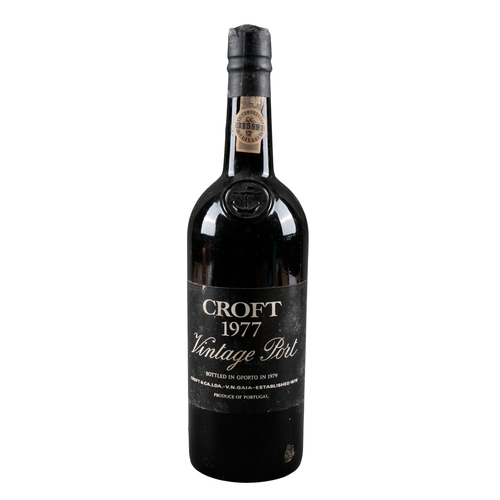 702 - CROFT VINTAGE PORT 1977

imported by Morgan Furze & Co, one 75cl bottle
