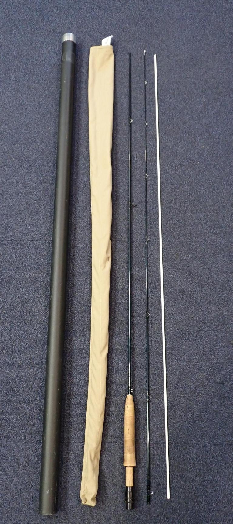THOMPSON & THOMPSON: A TWO PIECE FLY ROD in its original canvas rod bag ...