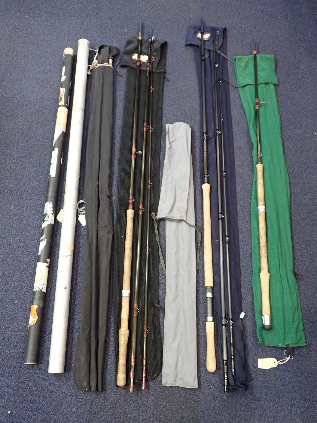 BRUCE & WALKER: A NORWAY SPEYCASTER THREE PIECE SALMON FLY ROD in a ...