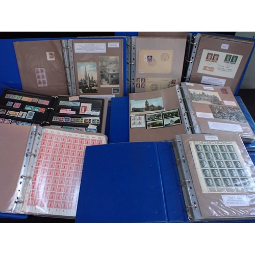 473 - A VERY INTERESTING COLLECTION OF GERMANY WITH STAMPSmint and used, covers, cards, propaganda materia... 