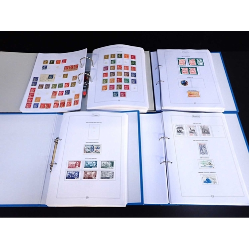 474 - A LARGE QUANTITY OF FRENCH STAMPS FROM EARLIES TO 2006including many complete sets (4 files)