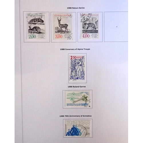 474 - A LARGE QUANTITY OF FRENCH STAMPS FROM EARLIES TO 2006including many complete sets (4 files)
