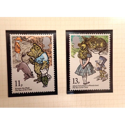 483 - A LARGE QUALITY GREEN ALBUM AND SLIPCASEtogether with three other stock books with Commonwealth/GB s... 