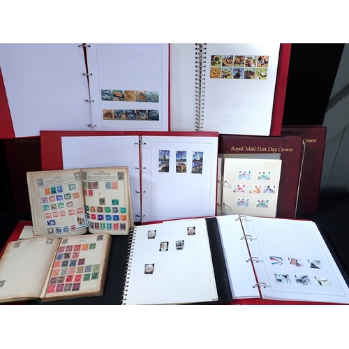 486 - MOSTLY GB STAMP COLLECTIONwith QE mint from late 1960s to circa. 2017 in 12 vols, commems and defins... 