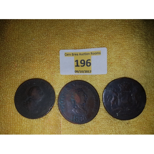 196 - 3 x c1800 coins