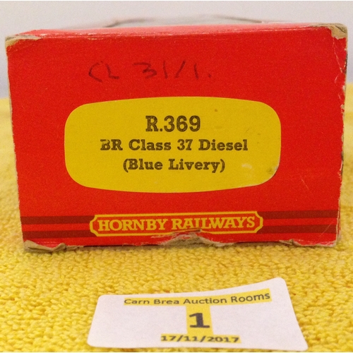 1 - R369 BR class 37 Diesel (Blue Livery) boxed