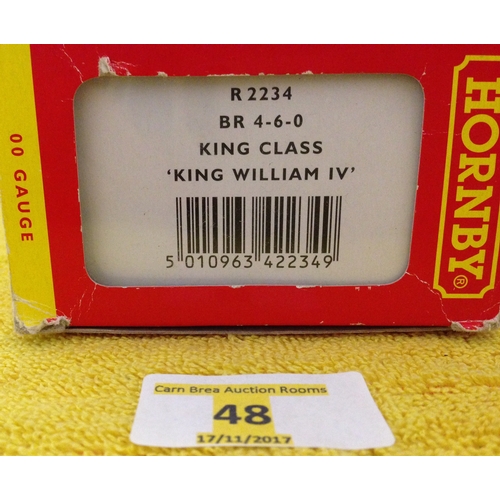 48 - HORNBY R2234 BR 4-6-0 KING CLASS STEAM LOCO 'KING WILLIAM IV'