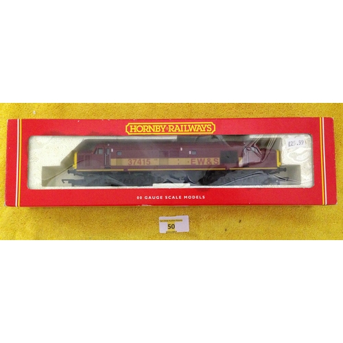 50 - HORNBY R2060C EWS DIESEL LOCOMOTIVE CLASS 37 '37415'