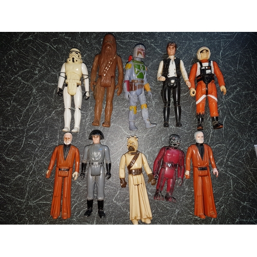 246 - 10 x 1977/78 starwars figures