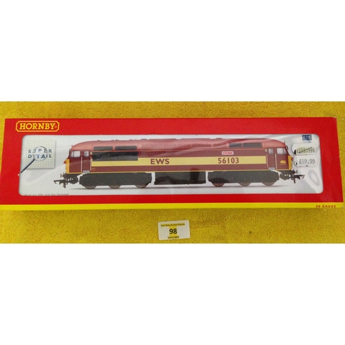 98 - HORNBY R2750 EWS CO-CO DIESEL ELECTRIC CLASS 56 LOCOMOTIVE '56103'