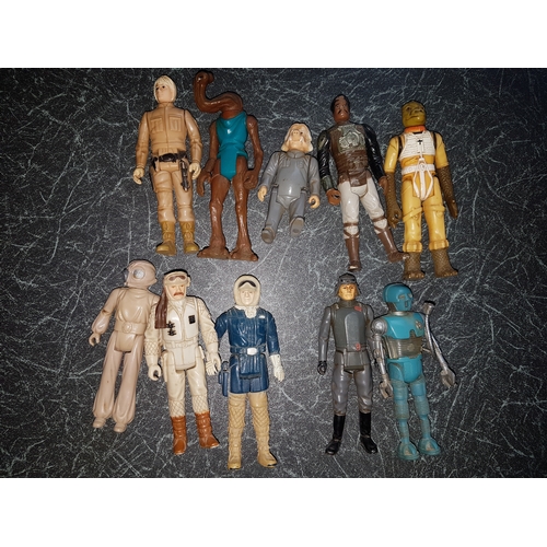 245 - 10 x 1980 starwars figures