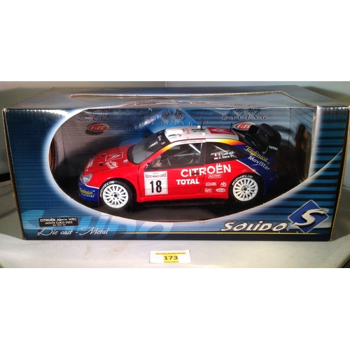 173 - Solido Citroen Xsara WRC Monte Carlo 2003 902103 1:18 mint boxed