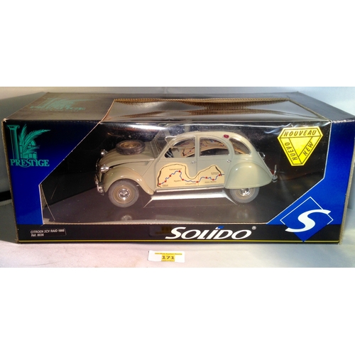 171 - Prestige Solido Citroen 2CV Raid 1966 8036 boxed in mint condition